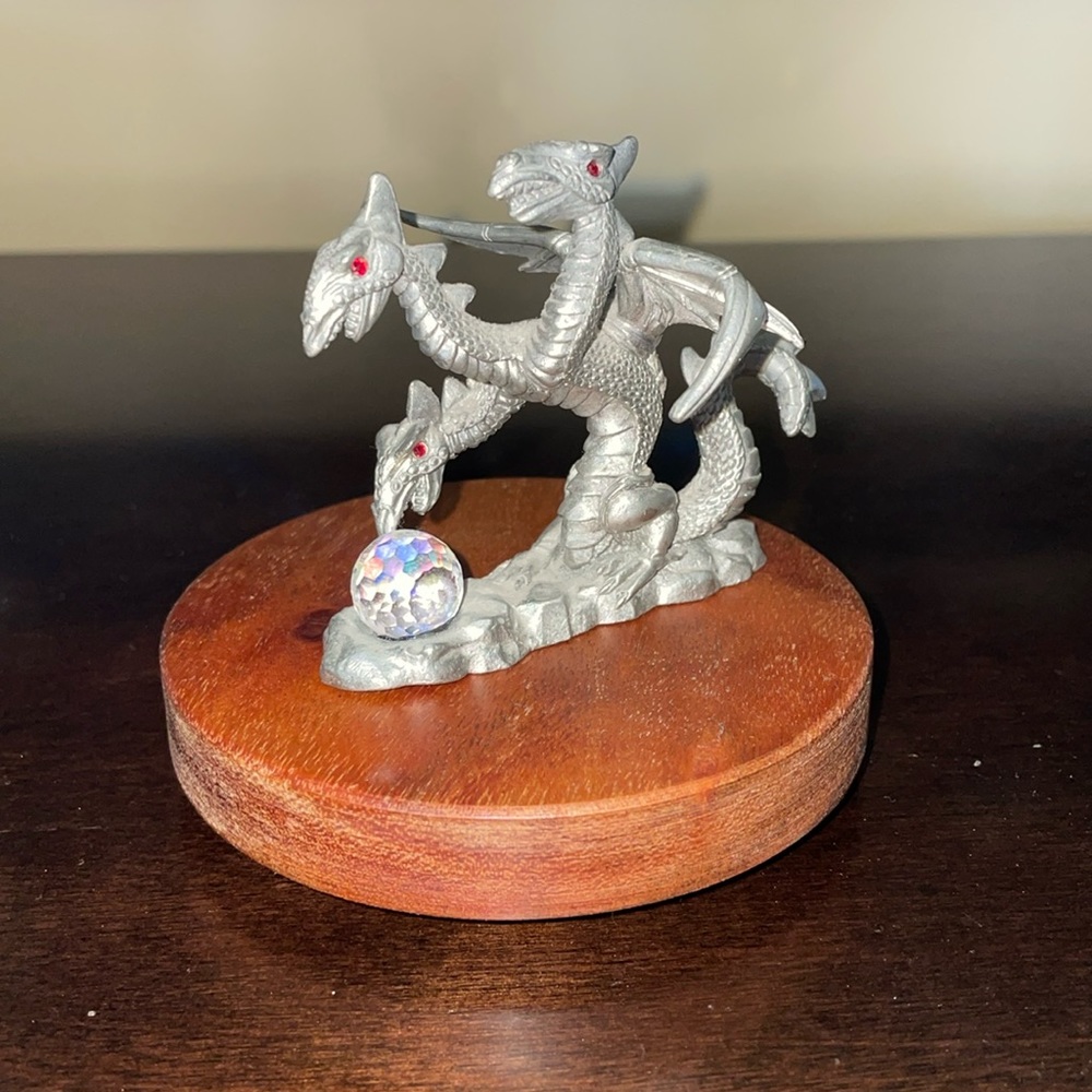 Vintage Pewter Dragons Spoontiques